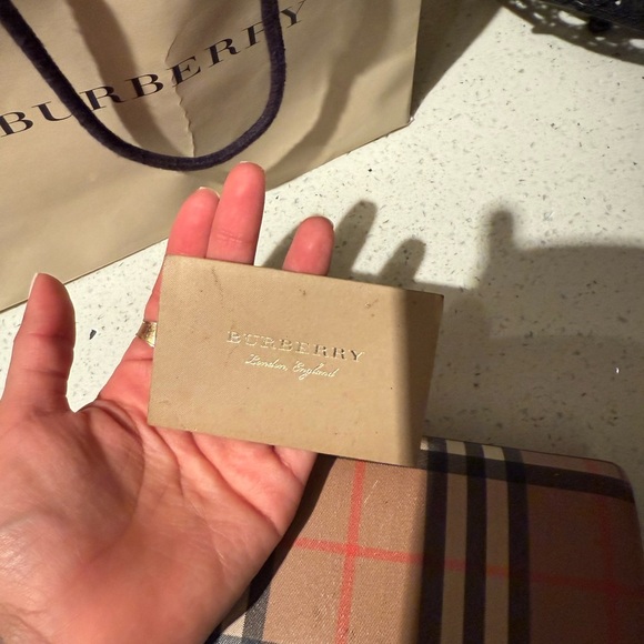 Burberry Brown Checkered Wallet - Picture 7 of 9